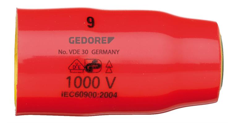 1001109496 VDE socket wrench bit 3/8 inch hexagon 22 mm 2946521