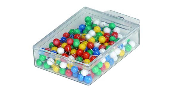 Colourful signal pins for pinboard