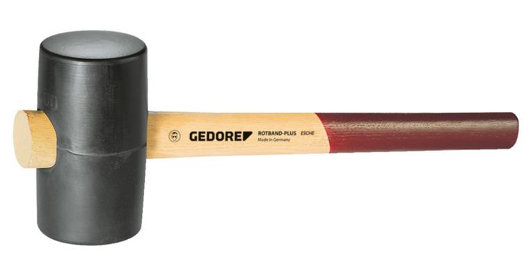 1001120771 Rubber mallet with ash handle d 75 mm 8827040