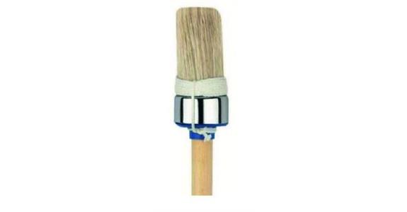 Industrial and household round brush, metal ring, light bristle, size 14