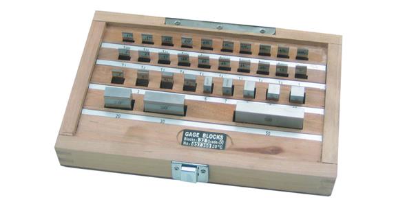 Metric parallel gauge block set DIN/EN ISO 3650 tol. class 0 32 pieces