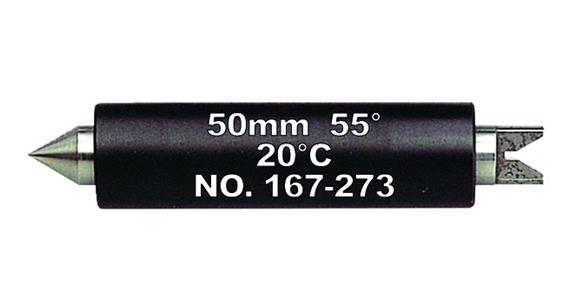 Thread setting gauge, metric/Whitworth, 55° 200 mm