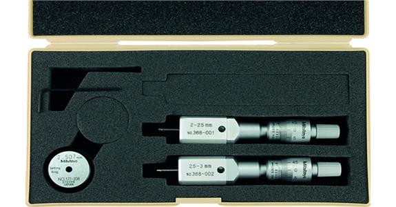2-point internal micrometer set 2-3 mm 3 pieces