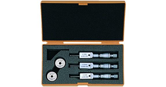 2-point internal micrometer set 3-6 mm 5 pieces