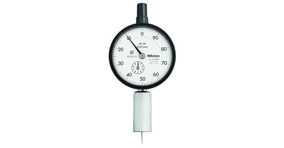 Depth meas. bridge with dial gauge 0-10 mm, resolution 0.01 mm, dia. 16 mm