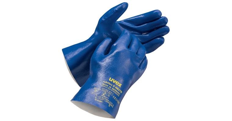 1093210423 Ochranné rukavice proti chemikáliím Rubiflex 27, velikost 11