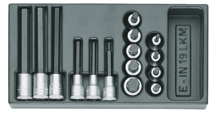 1059933101 screwdriver bit set 1/2 inch in 1/3 ES module 15-piece 1402234