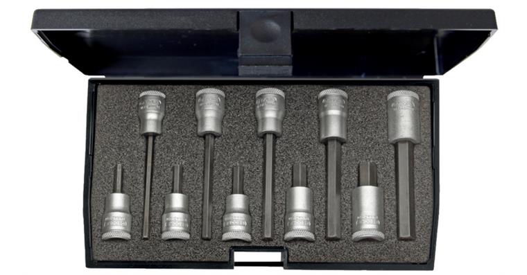 1001106186 screwdriver set 3/8 inch 10-piece hexagon socket 4-10mm 1509918