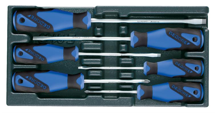 1001106790 screwdriver set in 1/3 ES module 6-piece 1523694
