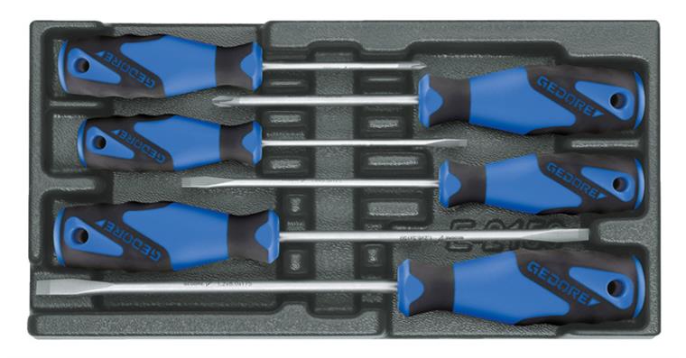 1001110391 screwdriver set in 1/3 ES module 6-piece 1523708