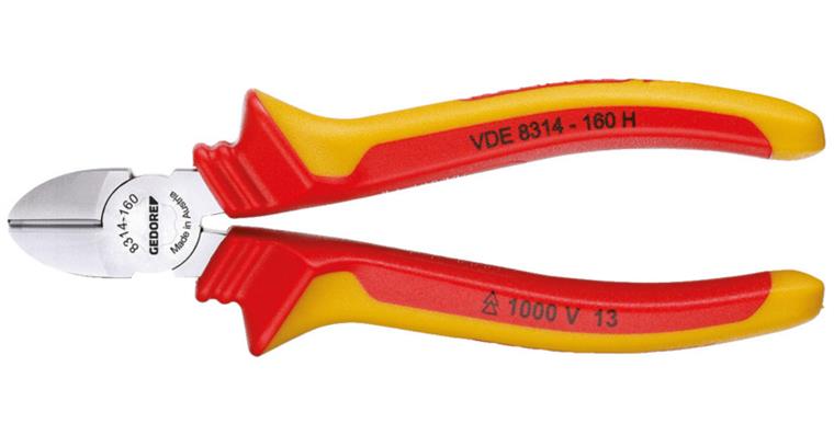 1001107166 VDE diagonal cutters with sheath insulation 160 mm 1552163