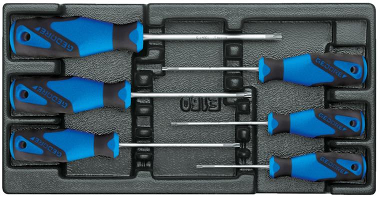 1001106106 Screwdriver set in 1/3 ES module 6-piece 1582666