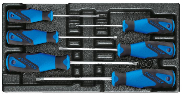 1001106108 screwdriver set in 1/3 ES module 6-piece 1616625