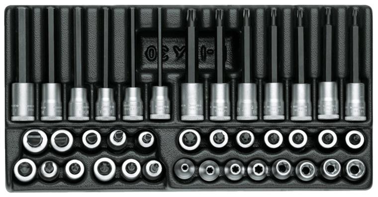 1059927101 screwdriver bit set 3/8 inch in 1/3 ES module 39-piece 1640860