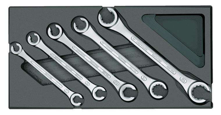 1059917101 double ring wrench set open in 1/3 ES module 5-piece 1731157
