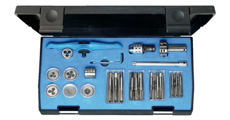 1001107772 Thread cutting set for internal/external threads 19-piece 1939068