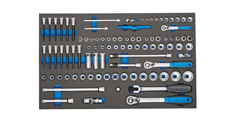 1001109194 socket wrench set 1/4-3/8-1/2 inch in check tool module 91-piece 2016257