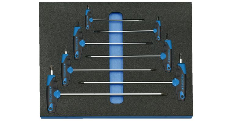 1001109180 offset screwdriver set in check tool module 7-piece 2016567