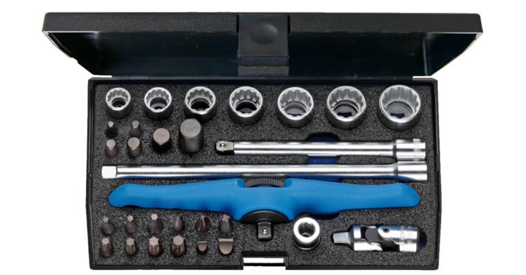 1001108018 On-board tool set 1/4 inch for motorcycle 30-piece 2190281