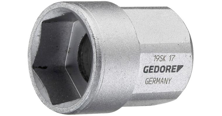 1001108518 socket wrench 1/2 inch short 17 mm 2225913