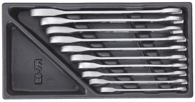 1059905102 open-end wrench set with ring ratchet in 1/3 ES module 10-piece 2305429