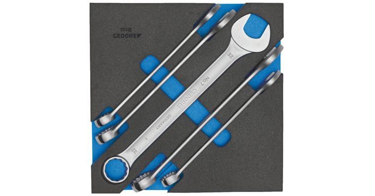 1001108170 Combination wrench set in check tool module 5-piece 2308886