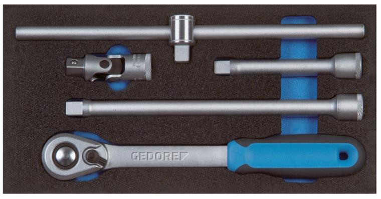 1001108141 Sockets accessories 1/2 inch Check-Tool-Module 5-piece 2309114