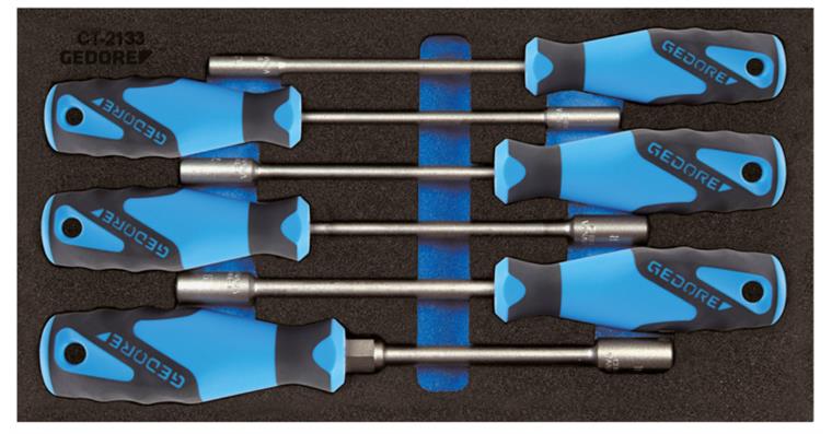1001108145 socket wrench set in check tool module 6-piece 2309122