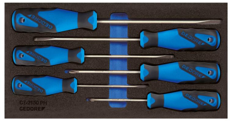 1001108146 Screwdriver in check tool module 6-piece 2309130