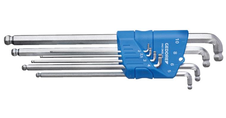 1001109515 Hex key L-wrench set XL 8-piece 2-10mm 2797186