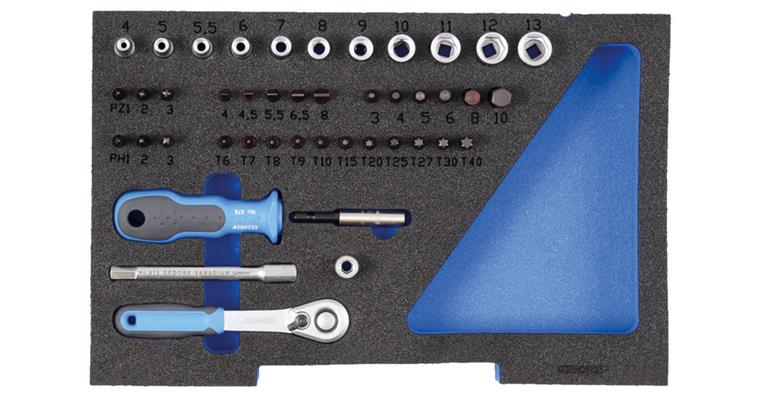 1001109573 socket set 1/4 inch in 1/2 L-BOXX 136 module 44-piece 2835886