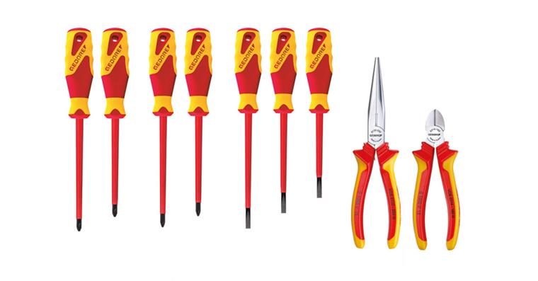 1001109591 VDE pliers screwdriver assortment for ET-1100 W 9-piece 2836238