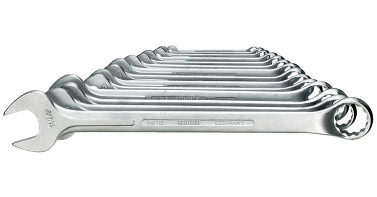 1001101090 Combination wrench set 14-piece 5/16-1.1/4 inch 6013650