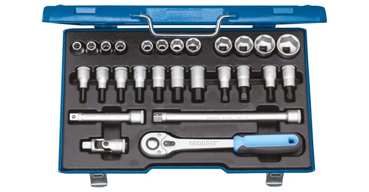 1001101780 socket wrench set 1/2 inch 27-piece hexagon 10-30 mm 6139750