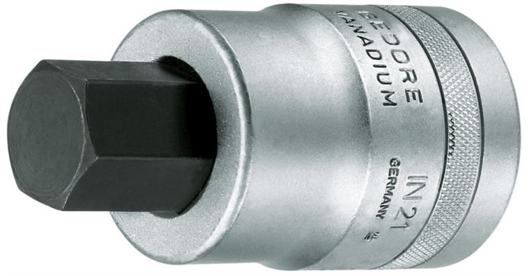 1001102098 Screwdriver bit insert 1 inch hexagon socket 22 mm 6181360