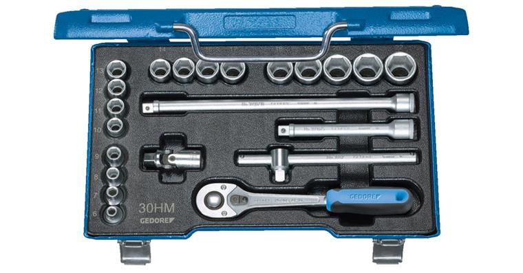 1001102467 socket set 3/8 inch 22-piece UD profile 6-22 mm 6239700