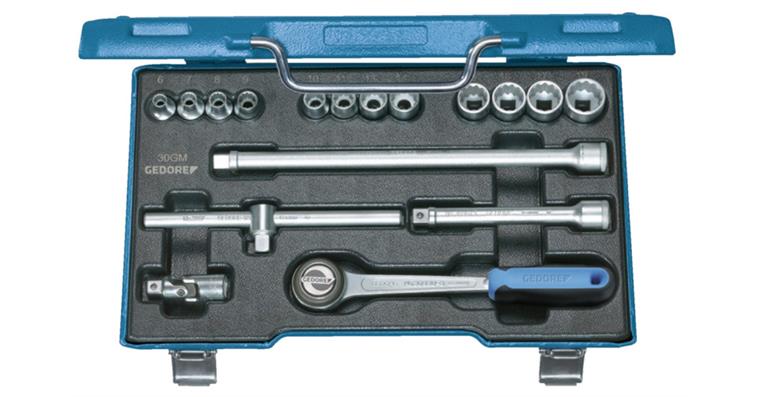 1001109966 Socket wrench set 3/8 inch 17-piece UD profile 6-19 mm 6240200
