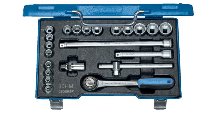 1001102469 socket wrench set 3/8 inch 22-piece UD profile 6-22 mm 6240470