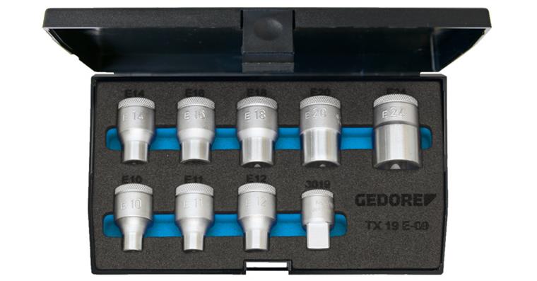 1001105458 socket wrench set 1/2 inch 9-piece external TX E10-E24 9-piece 6265970