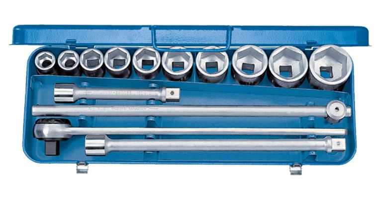 1001102705 socket wrench set 3/4 inch 14-piece hexagon 22-50 mm 6280180