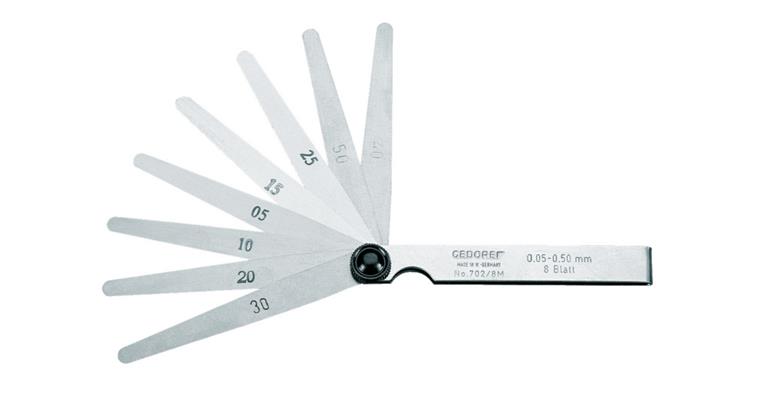 1001104253 feeler gauge compartments 0.03 - 0.10 mm 6547600
