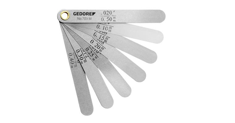 1001104262 Valve feeler gauge 0.1 - 0.5 mm 6549140
