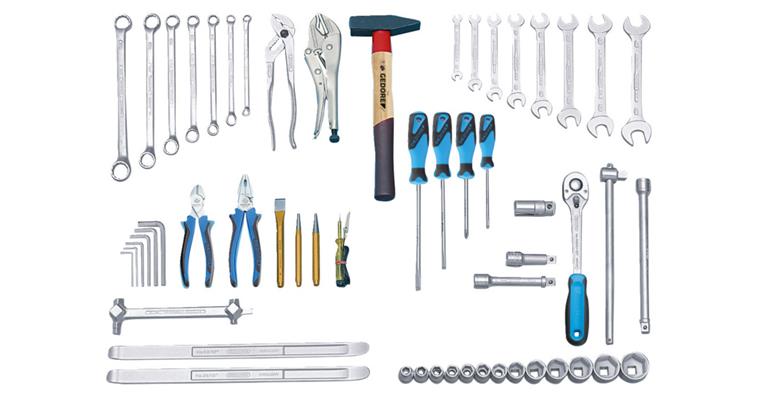1001104444 tool set 57-piece MM 6607010