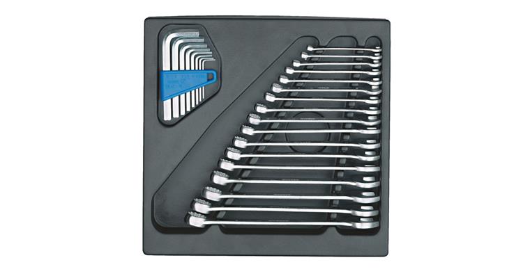 1059900102 Combination wrench set in 2/3 ES module 24-piece 6612520