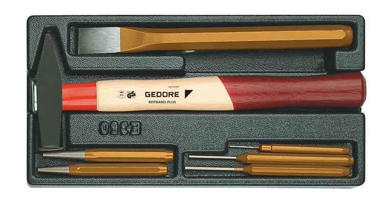 1001105513 chisel assortment in 1/3 ES module 8-piece 6613760
