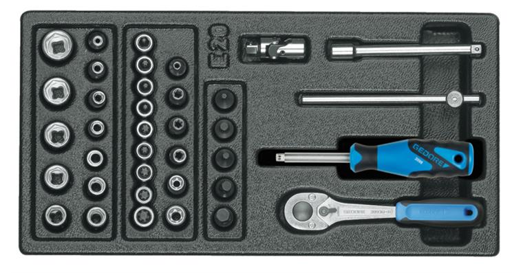 1059920101 socket wrench set 1/4 inch in 1/3 ES module 37-piece 6626230