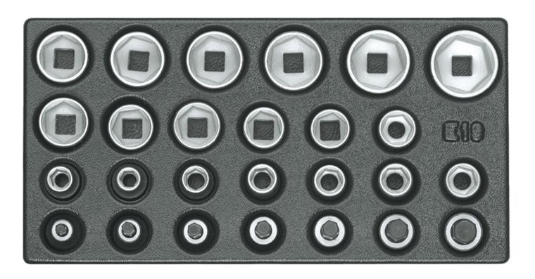 1059932101 socket set 1/2 inch in 1/3 ES module 26-piece 6626580