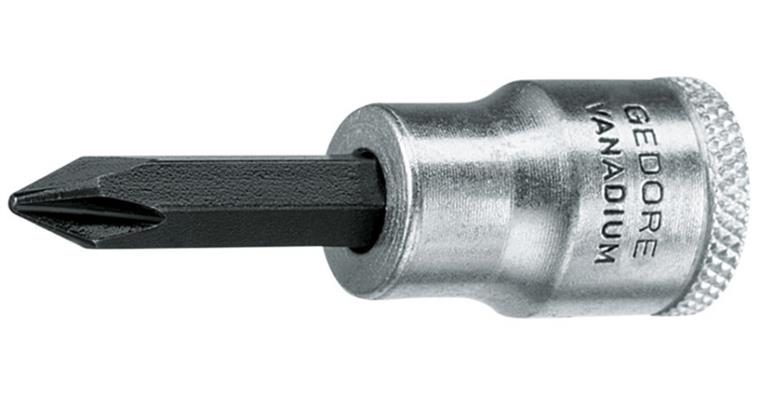 1051244301 Screwdriver bit socket 3/8 inch Phillips PH 1 6666610