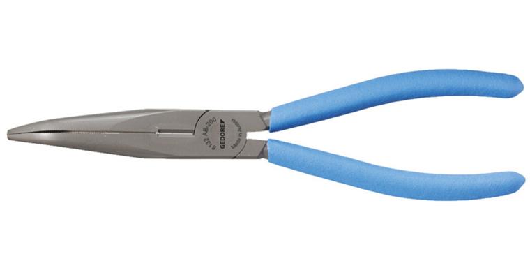 1001104957 Round nose pliers angled 200 mm dip-insulated 6711260