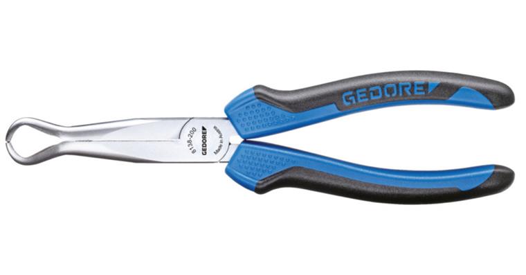 1001107016 Mechanics pliers angled 200 mm 2C handle 6723350